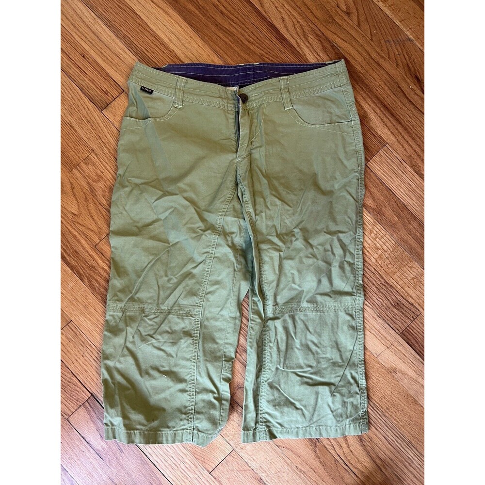 Kuhl‎ Dry Hiking Pants Size 6 Stretch Evaporative Comfort Technology Green